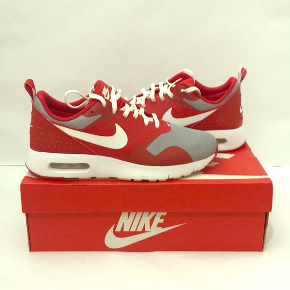 Nike Shoes - Air Max Tavas (GS) University Red/White/Wolf Grey